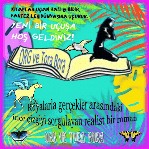 U�AN HALI: Kitaplar u�an halı gibidir, fanteziler d�nyasına u�urur. Yeni bir u�uşa hoş geldiniz! ORG ve Tora Bora.  R�yalarla ger�ekler arasındaki ince �izgiyi sorgulayan realist bir roman.